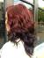 Red To Black Reverse Ombre Hair