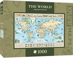 5.0 out of 5 stars. Masterpieces 71710 The World Map Jigsaw Puzzle 44 1000 Pieces Buy Online In Angola At Angola Desertcart Com Productid 114224537
