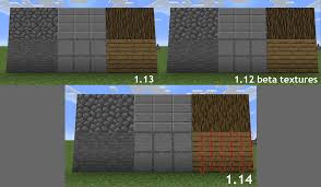 The name speaks for itself, betacraft is a resource pack for minecraft that aims to bring the same feel and atmosphere that was felt in previous versions of . Comparison Of Cobble Stone Oak Textures Between 1 13 1 12 With Beta Textures And 1 14 R Minecraft