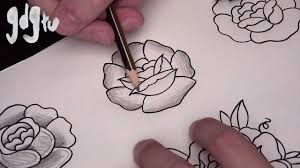 How To Draw Basic Traditional Rose Tattoo Designs By A Tattoo Artist Hildur K O Art Blog Shop How to draw a rose. how to draw basic traditional rose