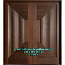 Saat ini model pintu minimalis terbaru sedang banyak di gunakan oleh masyarakat. Jual Desain Pintu Rumah Minimalis Model Daun Pintu Rumah Minimalis Kab Jepara Ikhsan Furniture Tokopedia