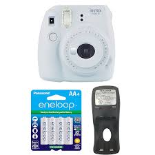 Fujifilm instax mini 9 instant film camera flamingo pink camera only. Fujifilm Instax Mini 9 Smokey White Camera With Batteries And Battery Charger Fujifilm Instax Fujifilm At Unique Photo