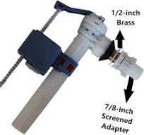 Amazon.com: Side Mount Fill Valve,7/8 (or 1/2-inch) Inside ...