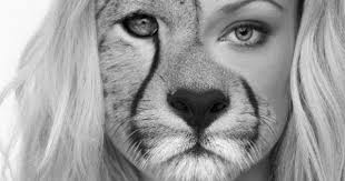 Photoshop Tutorials Half Girl Half Animal Person Drawing Animals Photoshop