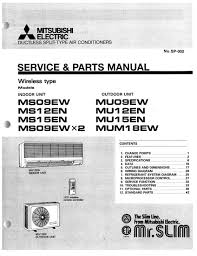 Air conditioner remote control heat and cool modes info mitsubishi. Mitsubishi Air Conditioner Service Manual Model Msosew