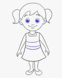 28,000+ vectors, stock photos & psd files. How To Draw Cartoon Girl Easy Little Girl Drawing Cartoon Hd Png Download Transparent Png Image Pngitem