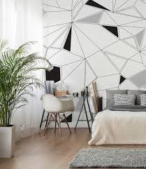 Modern Wallpapers Inspiration Ideas For Your Room Walls 18 Geometric Wallpaper Home Decor Geometric Wallpaper Black And White