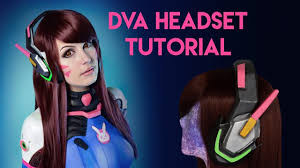 D Va Cosplay Headset Tutorial Eva Foam Youtube Cosplay Diy Cosplay Cosplay Tips