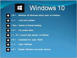 Keyboard Shortcuts Keys For Windows 10 Computer Computer Shortcut Keys Computer Shortcuts Keyboard Shortcut Keys