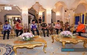Istana bukit serene is the royal palace and official residence of the sultan of johor located in johor bahru malaysia the palace faces the straits of johor. Bernama Pm Has Audience With Johor Sultan At Istana Bukit Serene