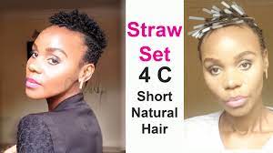 January 25, 2016 at 5:02 pm. How To Straw Set On Short Natural Hair Cutafrik Afro