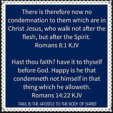 There Is Therefore Now No Condemnation To Them Which Are In Christ Jesus Who Walk Not After The Flesh But After The Spirit Jesus Christ God In The Flesh