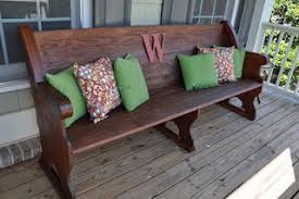 Church Pew To Front Porch Bench Home Porch Sitting Porch Life