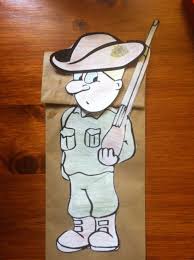 Anzac Day Paper Bag Puppet Craft Activity Anzac Day Paper Bag Puppets Puppet Crafts