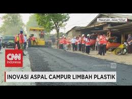 Inovasi Aspal Campur Limbah Plastik Youtube