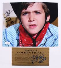 Lot of (2) Paris Themmen Signed "Willy Wonka the Chocolate Factory" Flats  with (1) 8x10 Photo (1)