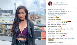 Amelia thripura henderson (born october 20, 1995) is a malaysian actress, model and television presenter. Amelia Henderson Tayang Tetek Dikecam Warganet