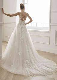 Erin A Line Wedding Dress By Aire Barcelona Weddingwire Com Vera Wang Wedding Dress Lace Lace Wedding Dress With Sleeves Aire Barcelona Wedding Dresses