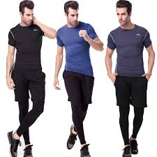 Stylish men's performance wear fit for any physical demand. Buy Sige Figure 2015 Gym Running Short Sleeve Running Fitness Clothing Fitness Clothing Sports Clothing Men 39 S Suits In Cheap Price On M Alibaba Com