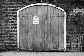 Garage Door And Brick Wall French Quarter New Orleans Black And White By Shawn O Brien Color Splash Garage Door Types Blue Colour Palette