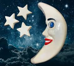 10" Celestial Moon + Stars