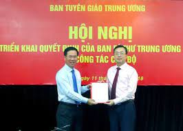 Kỷ luật khiển trách phó ban tuyên giáo trung ương bùi trường giang. Ong Bui TrÆ°á»ng Giang Lam Pho Ban Tuyen Giao Trung Æ°Æ¡ng Tin Tá»©c Má»›i Nháº¥t 24h Ä'á»c Bao Lao Ä'á»™ng Online Laodong Vn