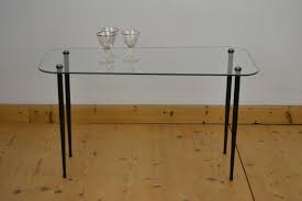 Shop our kidney shaped coffee tables selection from the world's finest dealers on 1stdibs. Vintage Glass Coffee Table With Metal Legs 1950s Retro Station