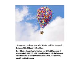 How many pounds per cubic feet are equivalent to 1.18 pounds per cubic inches? Helium How Many Balloons Would It Take To Lift A House Between 100 000 And 23 5 Million So It Takes 1 Cubic Foot Of Helium Can Lift Pounds Ppt Download