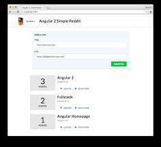 The company has been removing what. Writing Your First Angular2 Web Application