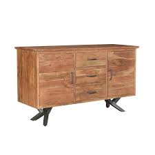 Save big with macy's card · curbside pickup · macy's star rewards Streamline Wood Buffet Cabinet Bois Cuir