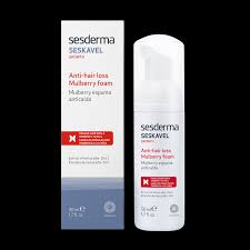 This foam formula is perfect for the early stages of hair loss and is supposed to regrow up to 25 percent more hair. Seskavel Mulberry Anti Hair Loss Foam 1 7 Fl Oz Sesderma