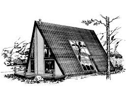 Grants Cabin A Frame Home Plan 072d 1095 House Plans And More
