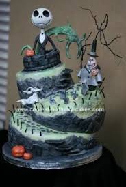Nightmare before christmas baby shower cake nightmare before christmas baby shower cake this is a baby shower cake, but it seems better placed in halloween cakes for obvious reasons. Coolest Homemade Nightmare Before Christmas Cakes
