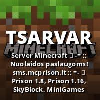 There are also mini games that are easier to make on your own. Nuolaidos Paslaugoms Sms Mcprison Lt Prison 1 8 Prison 1 16 Skyblock Minigames Mc Mcprison Lt 25565 Minecraft Server Info And Statistics