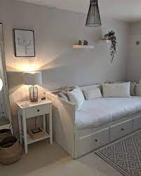 Pin By Rita Baird On Daybed Ideas Bed In Living Room Small Room Bedroom Small Guest Bedroom
