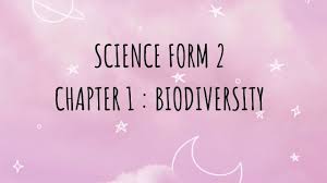 47 6 265kb read more. Science Form 2 Kssm Chapter 1 Biodiversity Youtube