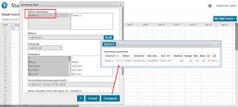 How do you use statcrunch to calculate the mean and standard deviation for a discrete probability distribution? Computing Summary Statistics For Columns