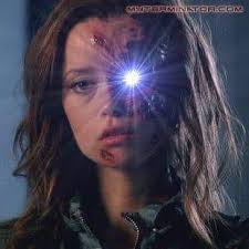 Did a little fanart tribute to Summer's character in Terminator: The Sarah  Connor Chronicles. It has Cameron's trademark blue eye and the classic  Terminator red eye. Hope you enjoy it! #SummerGlau #Terminator #