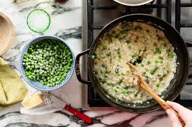 The secret to creamy, dreamy spring pea risotto? How To Make Risotto Without A Recipe Epicurious
