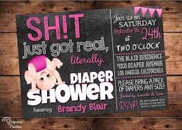 The Original Sht Just Got Real Funny Baby Shower Invitation Etsy Baby Shower Funny Baby Shower Invitations Etsy Diaper Shower Invitations