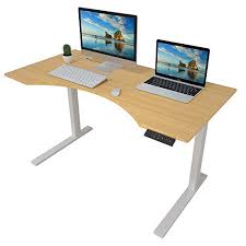 Feel comfortable when working at standing desk? Zhu Chuang Height Adjustable Desk Electric Standing Desk Stand Up Desk Home Office Desk Dual Motor Natural Color 100 Solid Bamboo 48 Contour Desktop And Frame Buy Online In Bahamas At Bahamas Desertcart Com