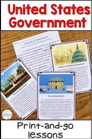 United States Government Unit Informational Text And Activities State Government Washington State Government 4th Grade Activities