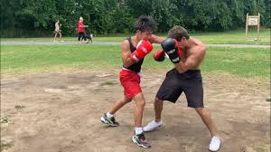 Philippine Boxer Vs Italian Tyson Backyard Boxing Match Youtube