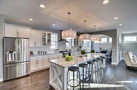 Great Transitional Kitchen One Wall Kitchen Kitchen Layout Kitchen Layouts With Island