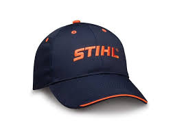 Stihl Navy Fabric Baseball Hat Cap With Orange Embroidered Stihl Logo Cp12jj6sjeb Hats For Men Baseball Hats Stihl