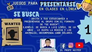 ¡sólo tienes que esperar y en websincloud lo incorporaremos dentro para que puedas practicar pronto de tus actividades favoritas! 10 Juegos Para Presentarse En Clase Online Imagenes Educativas