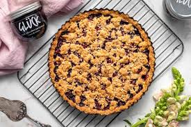 Erstaunlich guter, einfacher und schneller kuchen. Marmeladen Streusel Kuchen Rezept Elle Republic