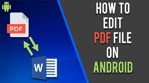 You'll get a message saying word will convert your pdf to an editable document, and its contents into a format. How To Edit Pdf In Android 2021 Youtube