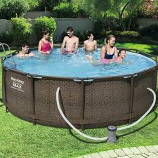 Bestway 56709 Steel Pro Deluxe 12 Feet Pool With Filter Pump For Sale Online Ebay