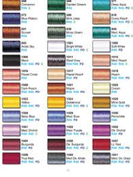 27 Abundant Exquisite Embroidery Thread Conversion Chart